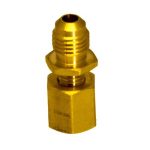 Szelep benyomó 1/4"SAE*7/16"NPT R600/R290